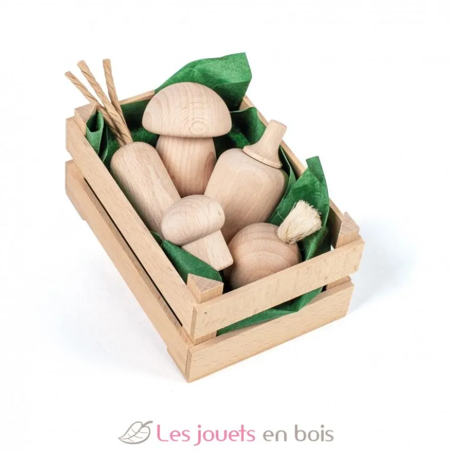 Petite cagette légumes bois naturel - Erzi