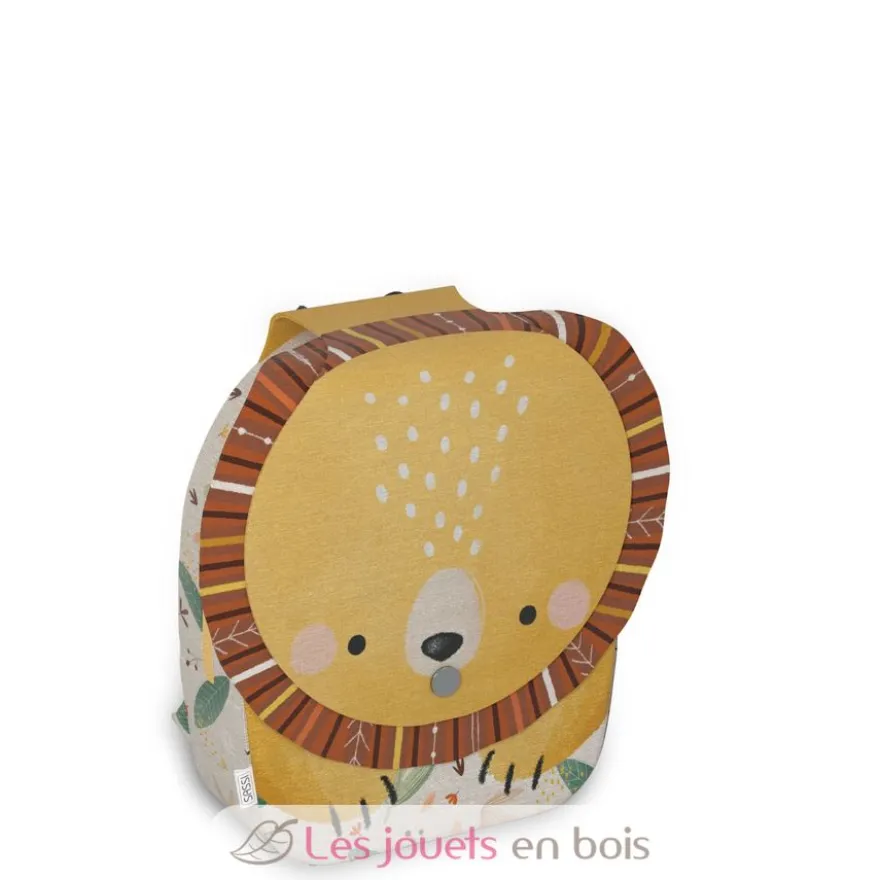 Petit sac à dos Chompy le lion jaune - Sassi