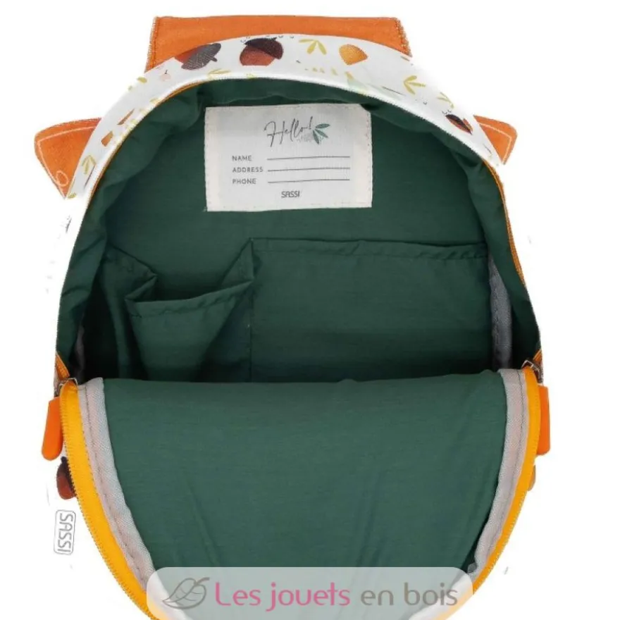 Petit sac à dos Crunchy le renard roux - Sassi