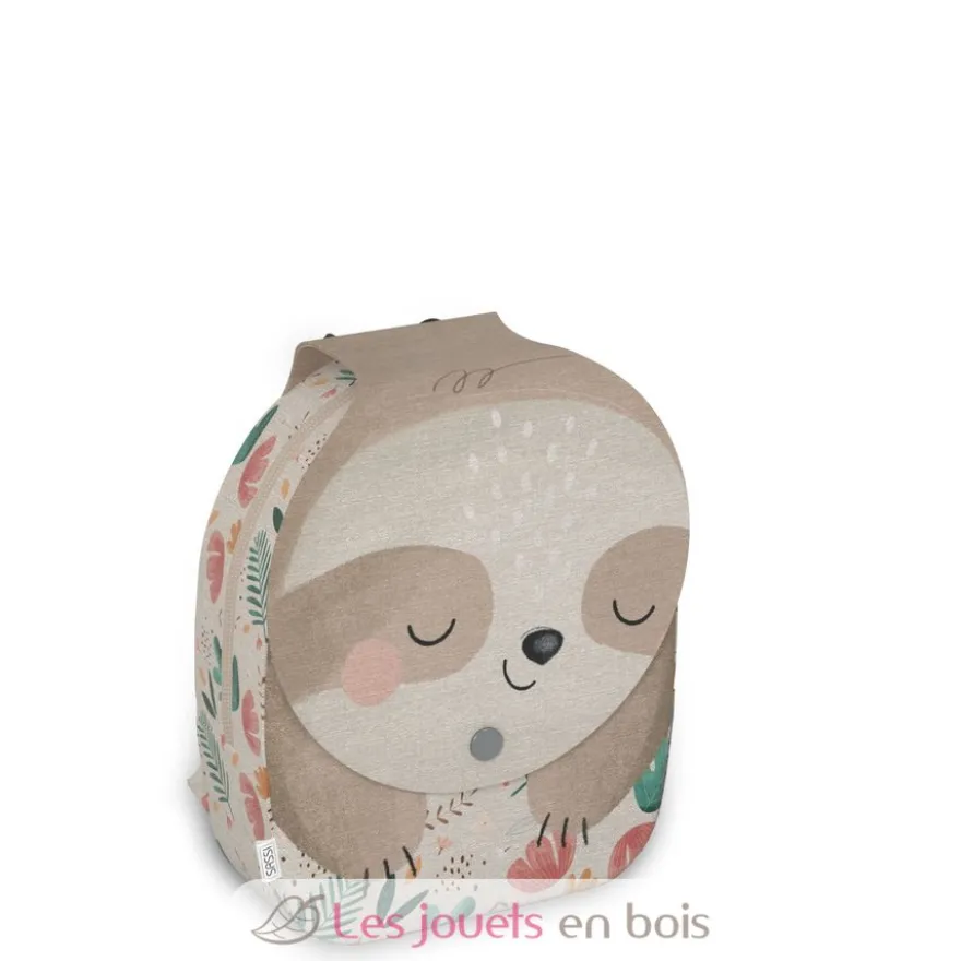 Petit sac à dos Gnawy le paresseux beige - Sassi