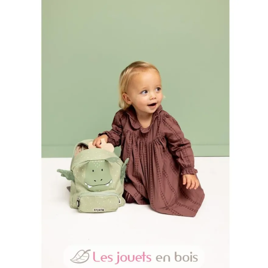 Petit sac à dos Mr Dino vert - Trixie