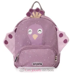 Petit sac à dos Mrs Peacock violet - Trixie