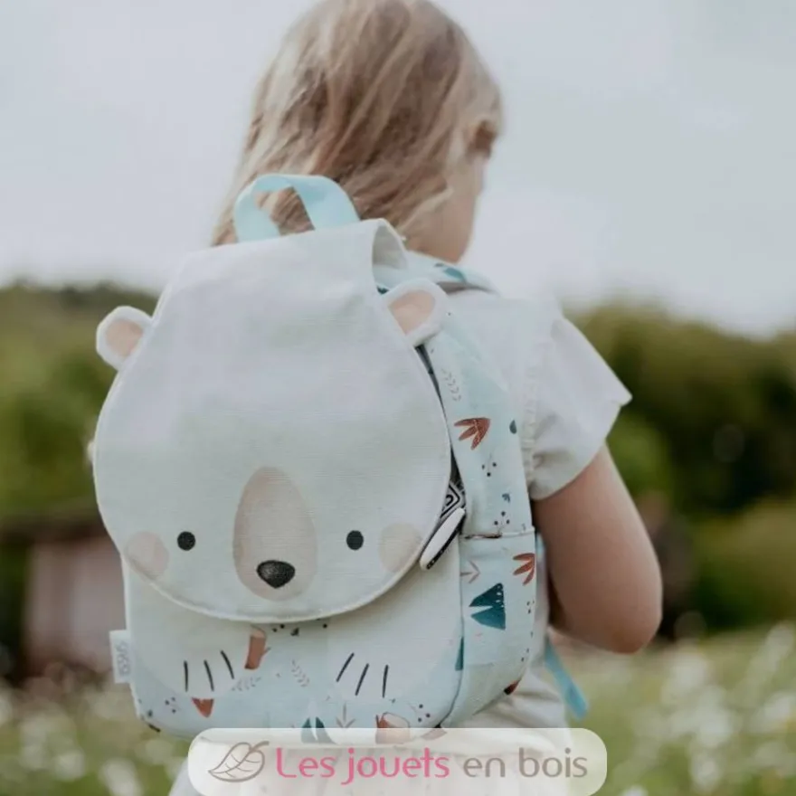 Petit sac à dos Munchy l'ours blanc - Sassi