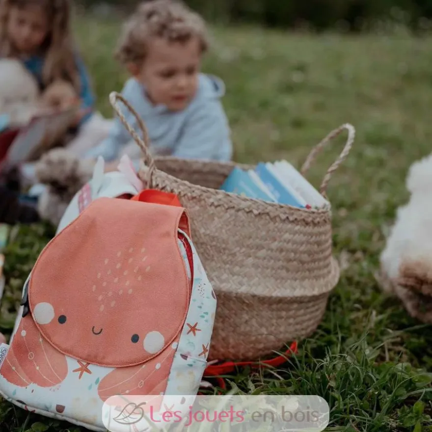 Petit sac à dos Slurpy la pieuvre rouge - Sassi