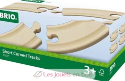 Petits Rails Courbes 90 mm - Brio