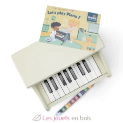 Piano beige pour enfant - New Classic Toys