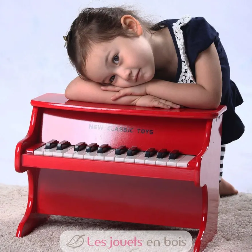Piano Electronique rouge - 25 touches - New Classic Toys