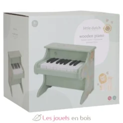 Piano en bois vert Safari Friends - Dès 3 ans - Little Dutch