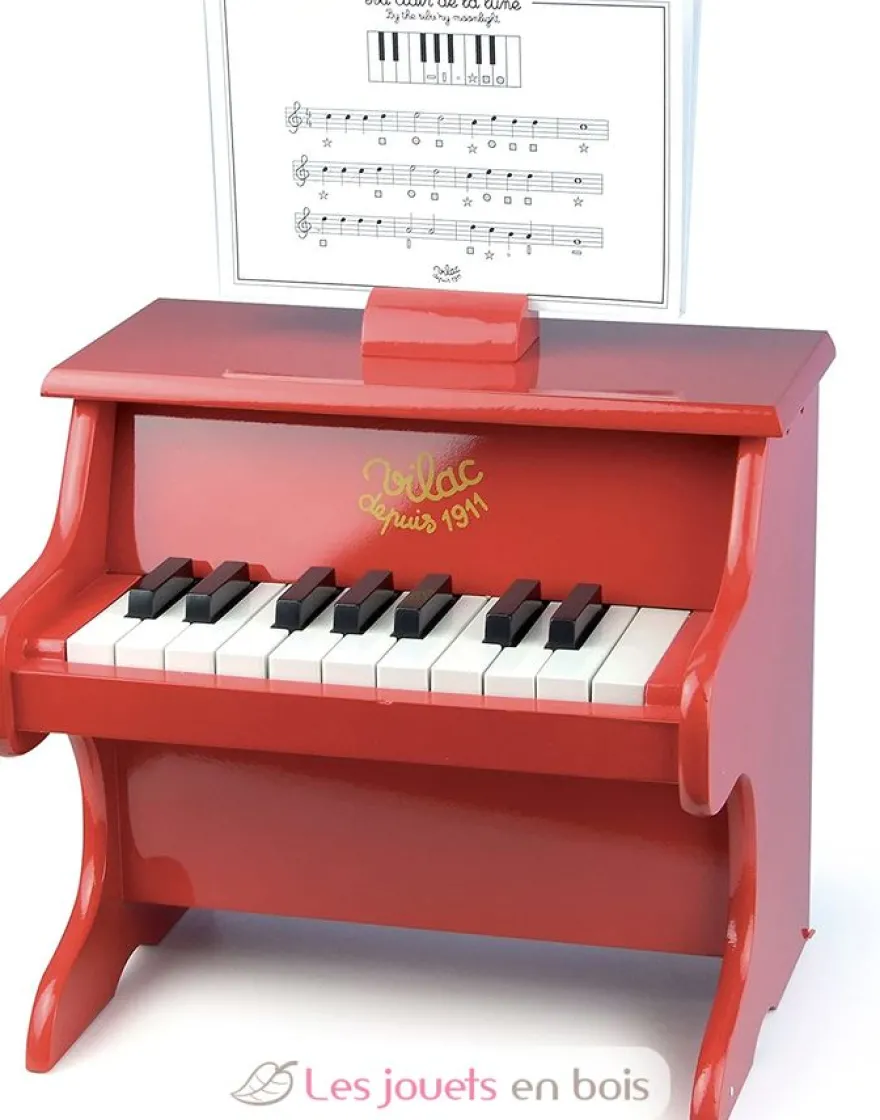 Piano Vilac rouge - Vilac