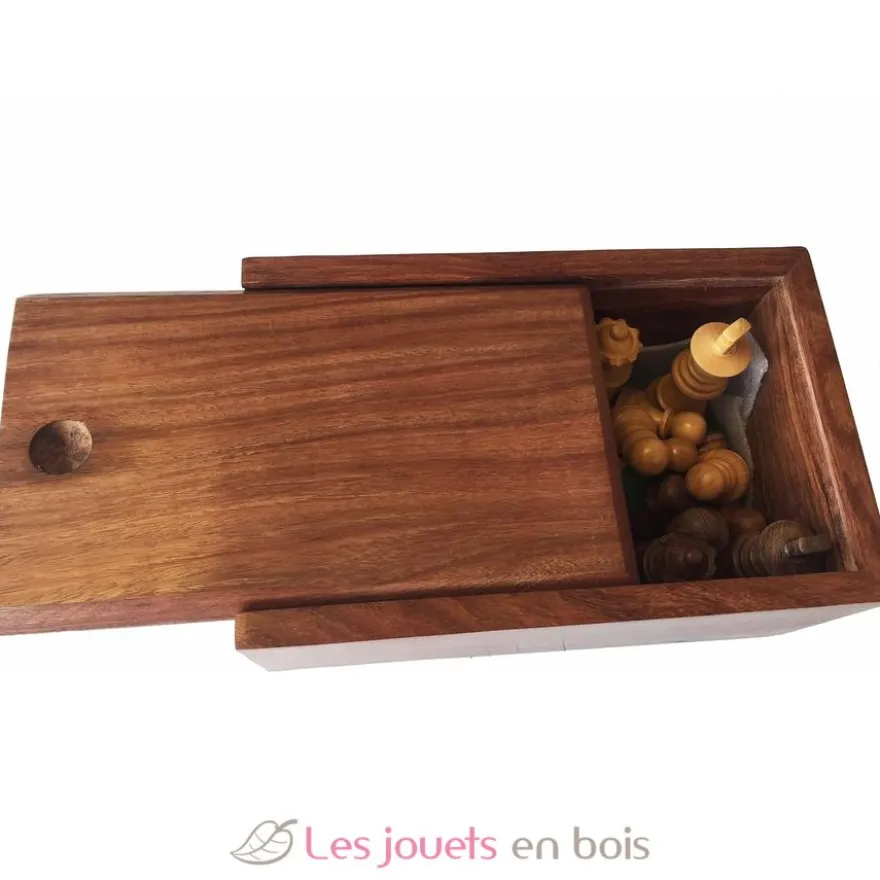 Pièces échecs classiques T5 Roi 95 mm - Bois - Wilson Jeux