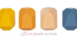 Pierres d'équilibre en bois Safari multicolores Small Foot Compagny