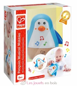 Pingouin culbuto musical - Hape Toys