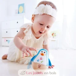 Pingouin culbuto musical - Hape Toys
