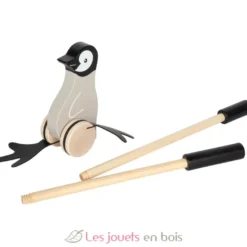 Pingouin à pousser en bois - Small foot