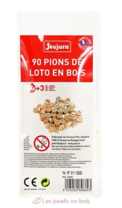 90 pions de loto - Jeujura