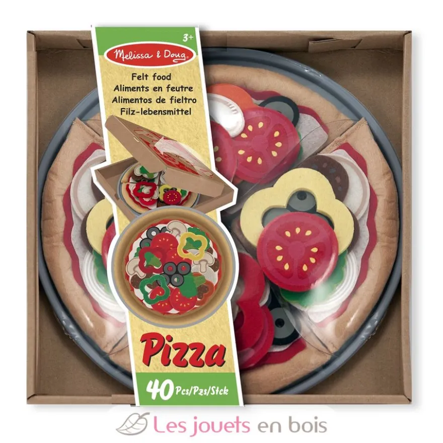 Pizza en feutre - Melissa & Doug