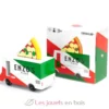 Pizza Van vert, blanc et rouge - Candylab