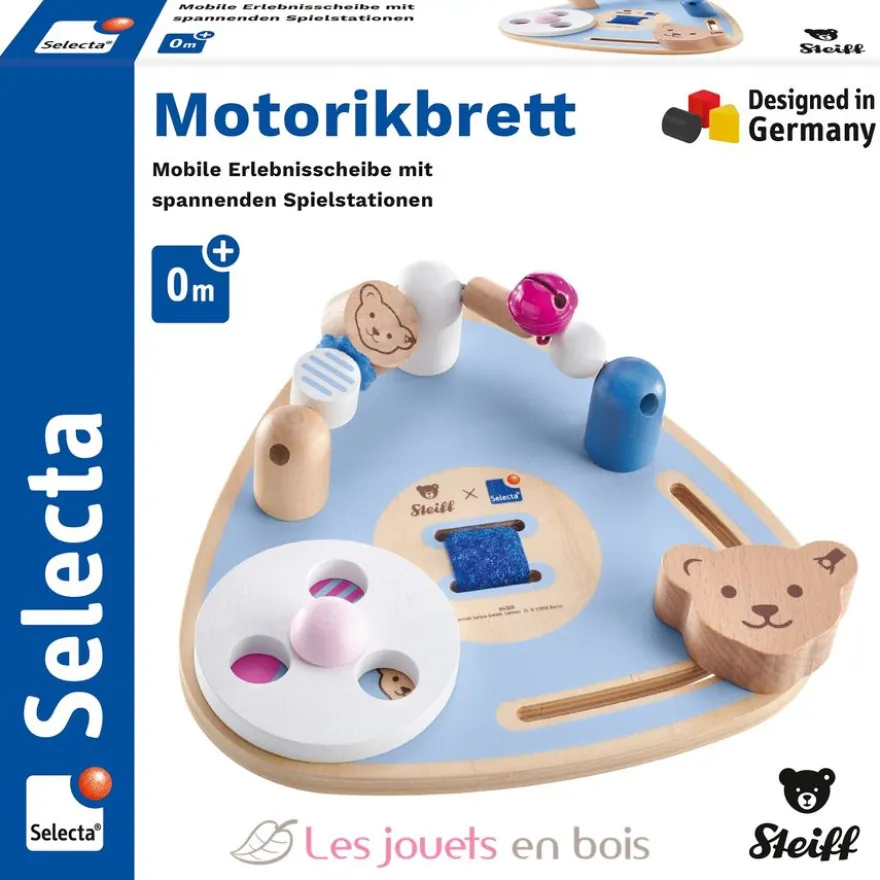 Planche de motricité Ours Steiff bleu - Selecta