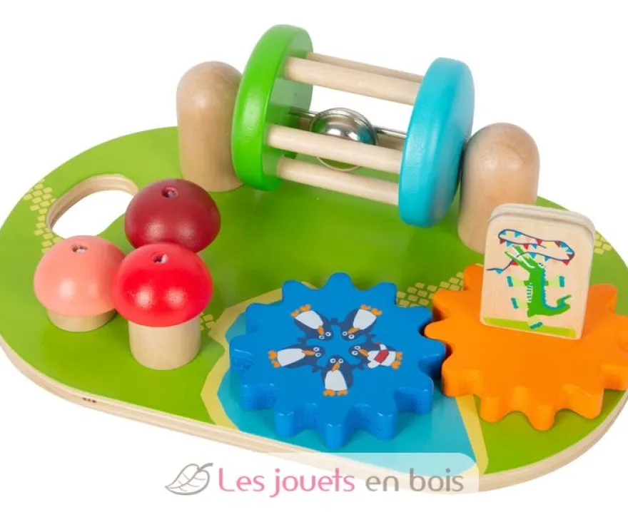 Planche de motricité Parc d'attractions verte Small Foot Compagny