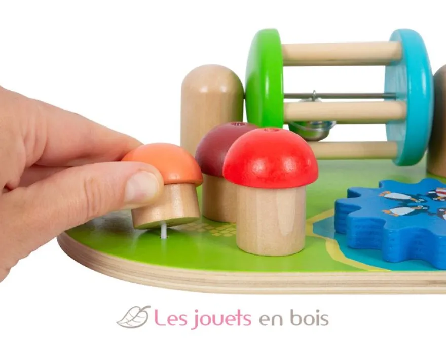 Planche de motricité Parc d'attractions verte Small Foot Compagny