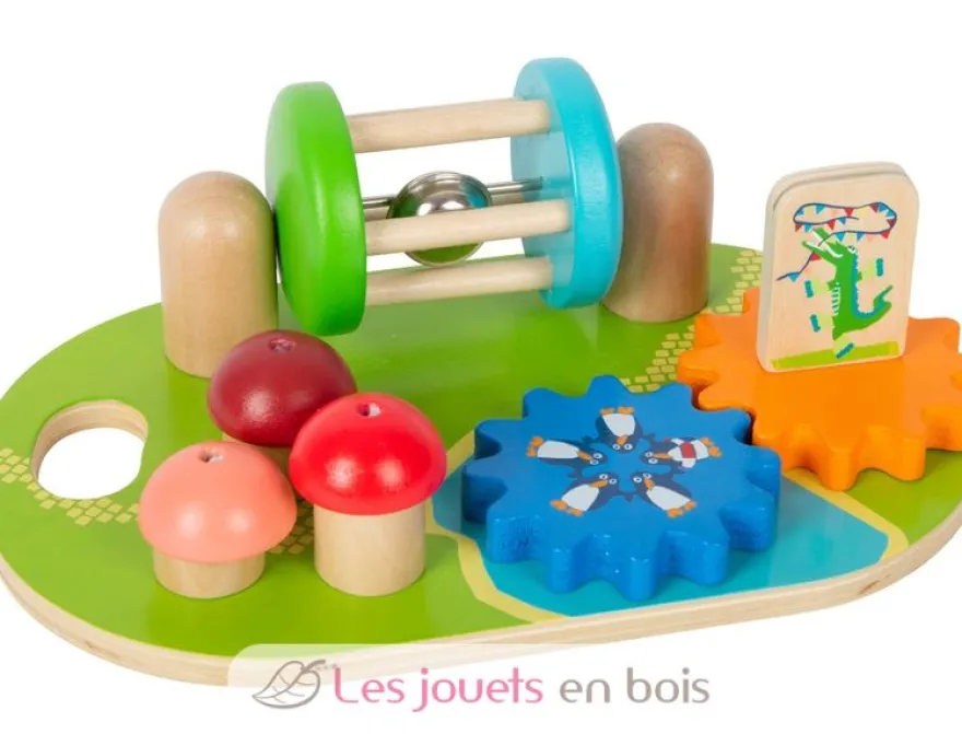 Planche de motricité Parc d'attractions verte Small Foot Compagny