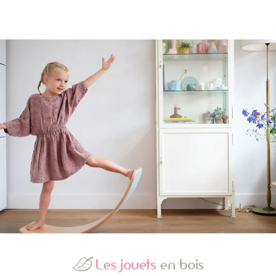 Planche d'équilibre Wobbel Original bleu ciel - Wobbel