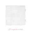 Plaque carré assemblage perles plastique Midi blanche - Hama