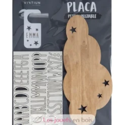 Plaque décorative personnalisable - Nuage - Vintiun