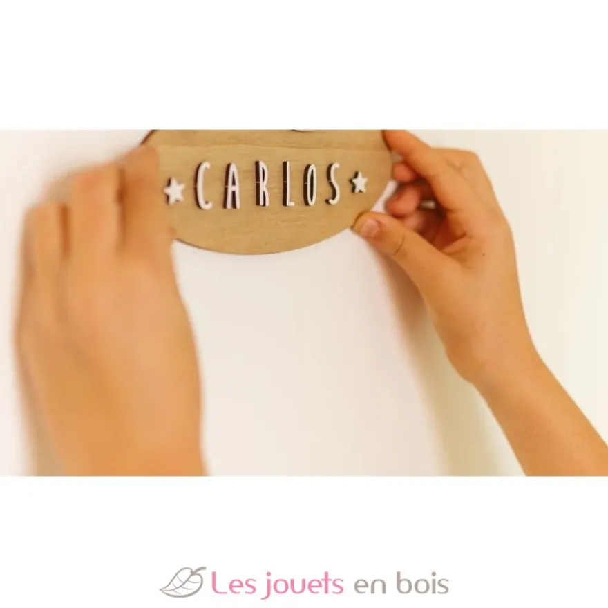 Plaque de porte en bois personnalisable Koala - Vintiun