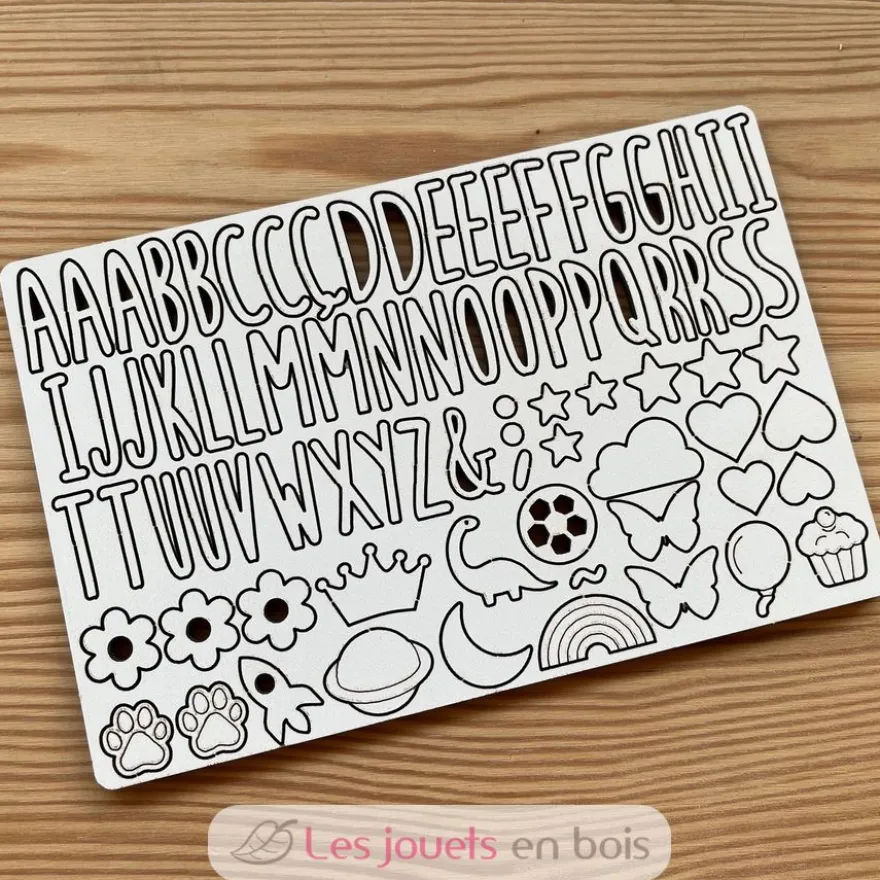 Plaque de porte en bois personnalisable Chat - Vintiun