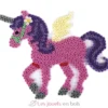 Plaque licorne perles plastique Midi blanche - Hama