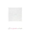 Plaque petit carré perles plastique Midi blanche - Hama