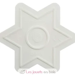 Plaque petite étoile perles plastique Midi blanche - Hama
