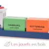 Péniche avec 2 containers - New Classic Toys