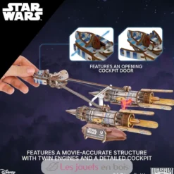 Podracer d’Anakin Skywalker - Puzzle 3D mécanique en bois - Ugears