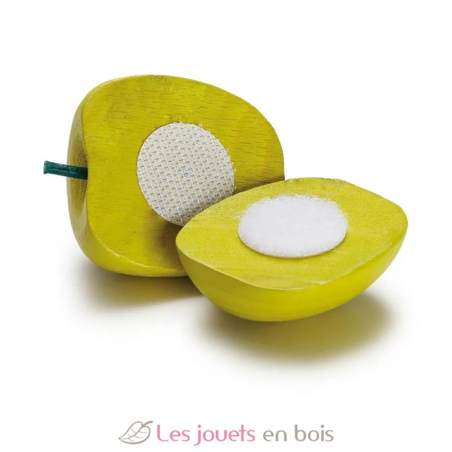 Pomme en bois à couper - Erzi