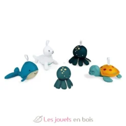 5 éponges de bain Animaux marins - Janod