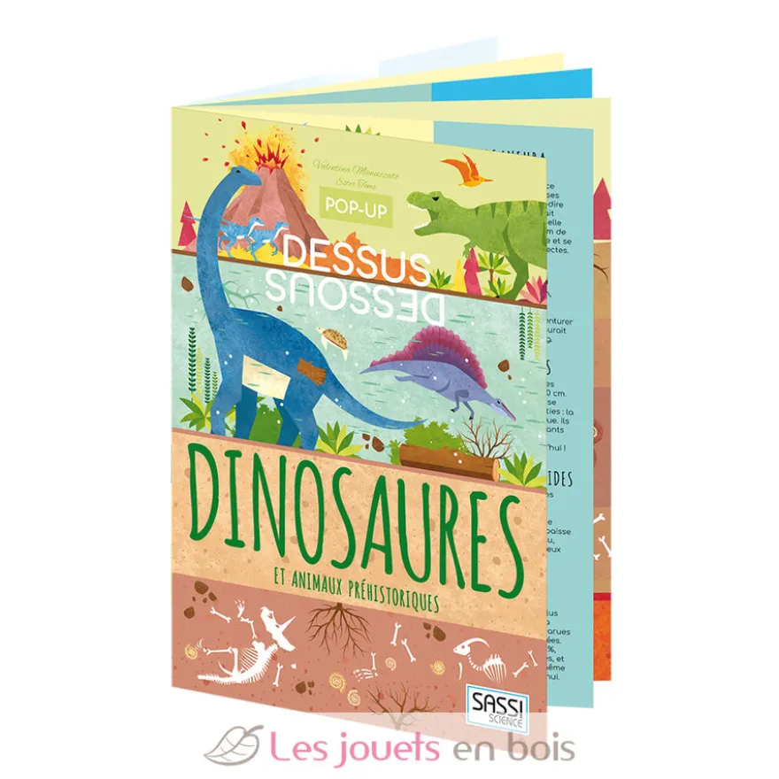 Pop-up Dessus-Dessous - Dinosaures - Sassi Junior