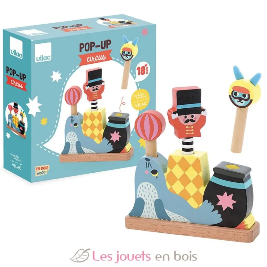 Pop-up en bois Cirque - Vilac