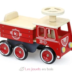 Porteur camion de pompier - Vilac