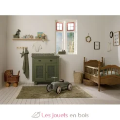 Porteur voiture rétro Olive - Little Dutch