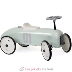 Porteur voiture vintage vert sauge - Vilac
