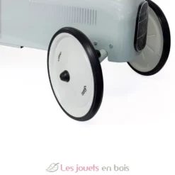 Porteur voiture vintage vert sauge - Vilac
