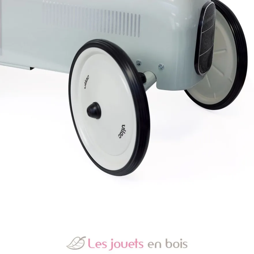 Porteur voiture vintage vert sauge - Vilac