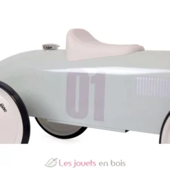 Porteur voiture vintage vert sauge - Vilac