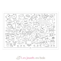 Poster à colorier P'tits chats - Label'Tour Créations