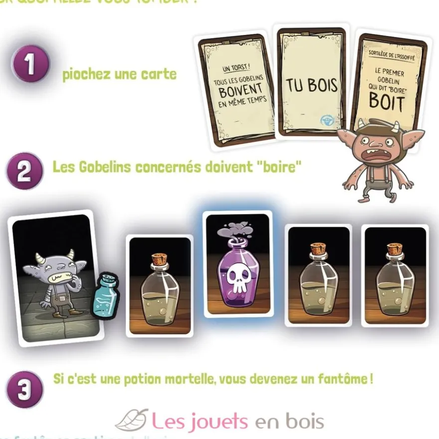 Potion ou poison jeu d'ambiance - Gigamic