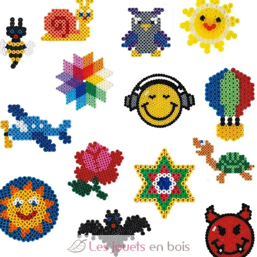 Pot 4000 perles plastique Midi jaune - Hama