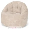 Pouf bouclette beige - Little Dutch