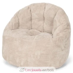 Pouf bouclette beige - Little Dutch